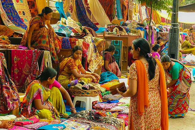 viajes india delhi mercados