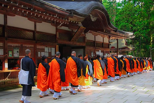 viajes japon monte koya monjes