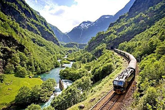 Viajes Noruega  verano 2023: Viaje de Stavanger a Oslo con tren de Flam 8 días / 7 noches