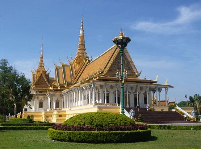 viajes camboya Phnom penh palacio real
