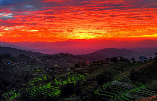 viajes nepal katmandu sunset 1