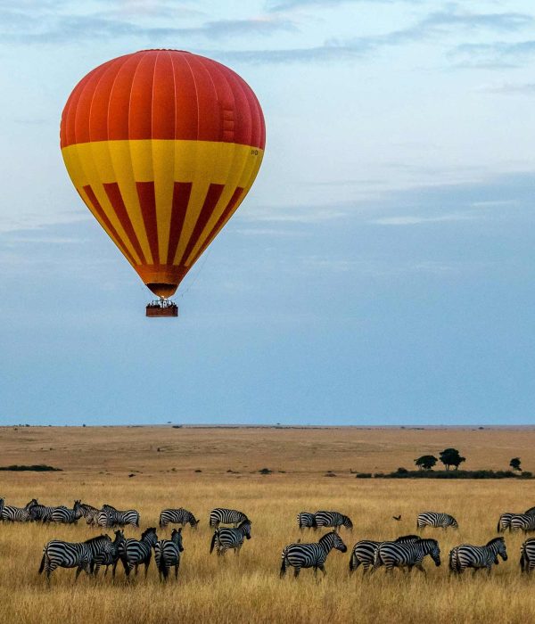 Safari en balón, Kenia