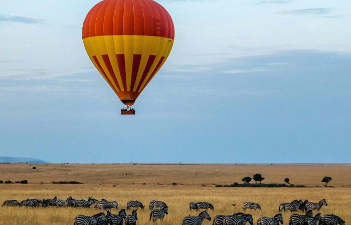 Safari en balón, Kenia