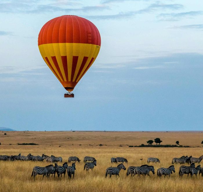 Safari en balón, Kenia