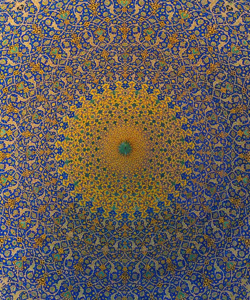 Mosaico en Ishfahan, Irán