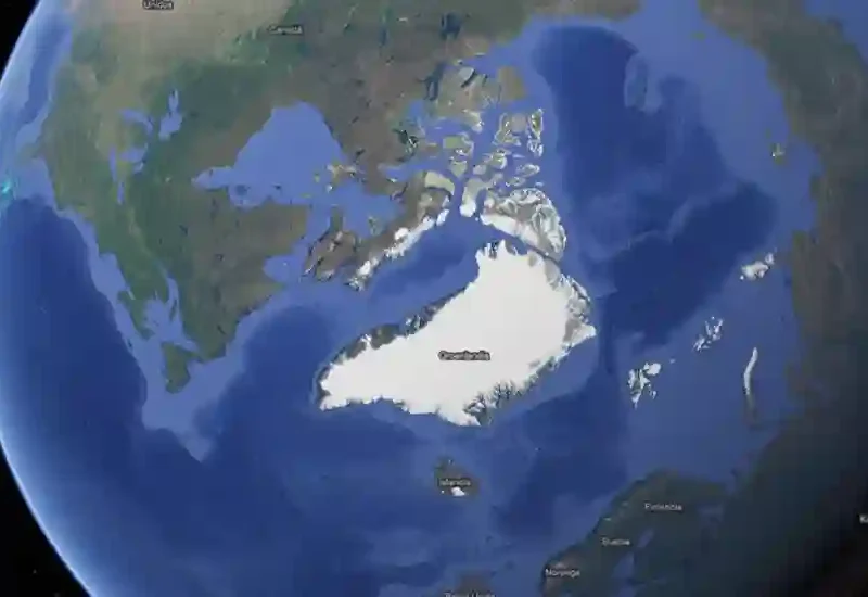 Groenlandia desde el espacio