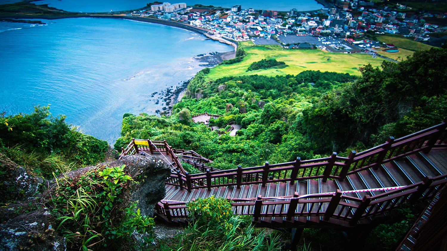 Playa de JeJU en Corea del Sur